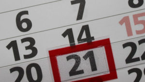 Calendar Date Highlighted